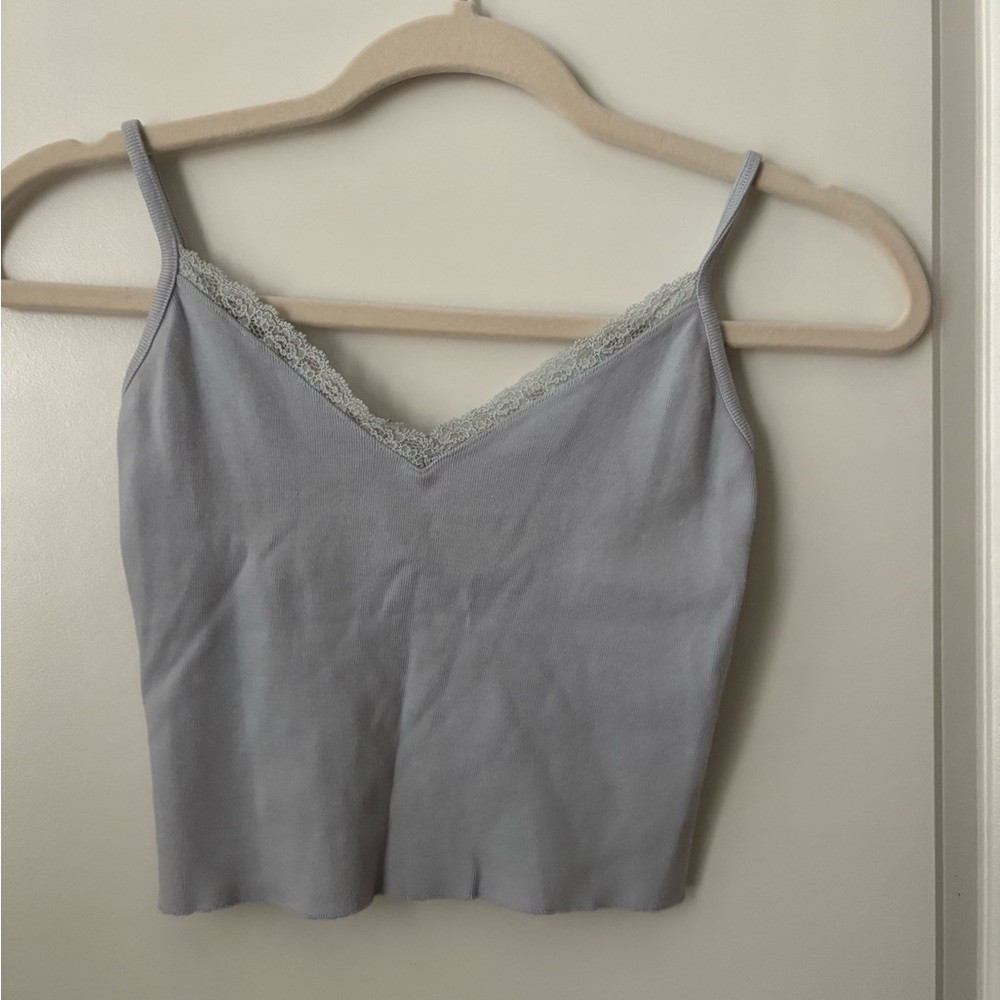 Brandy Melville Light blue Lace Cami